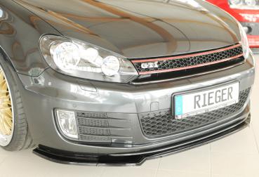 Rieger Spoilerschwert nur für GTI / GTD für VW Golf 6 GTI Glossy schwarz glänzend Y 00088390