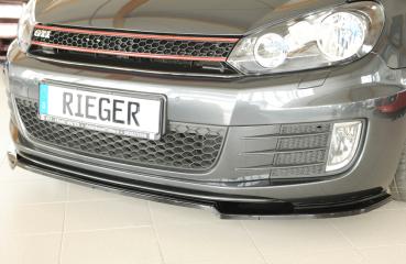 Rieger Spoilerschwert nur für GTI / GTD für VW Golf 6 GTI Glossy schwarz glänzend Y 00088390