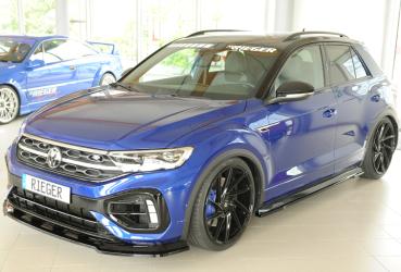 Rieger Spoilerschwert nur für R / R-Line für VW T-Roc R (A1) Glossy schwarz glänzend Y 00088404