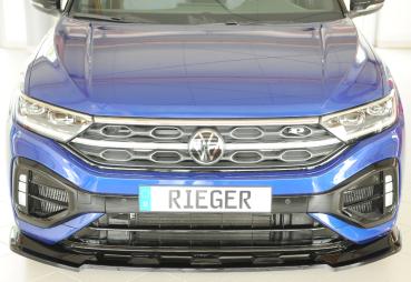 Rieger Spoilerschwert nur für R / R-Line für VW T-Roc R (A1) Glossy schwarz glänzend Y 00088404