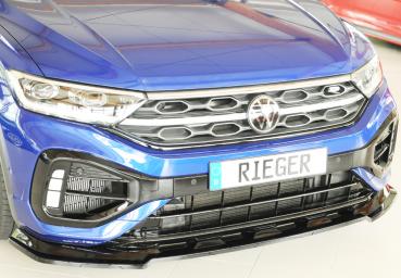 Rieger Spoilerschwert nur für R / R-Line für VW T-Roc R (A1) Glossy schwarz glänzend Y 00088404
