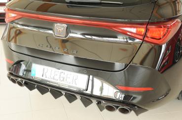 Rieger Heckeinsatz (für Fzg. ohne AHK) für Cupra Leon (KL) Glossy schwarz glänzend Y 00088413