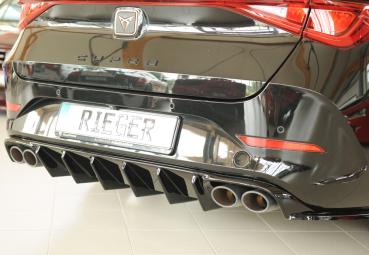 Rieger Heckeinsatz (für Fzg. ohne AHK) für Cupra Leon (KL) Glossy schwarz glänzend Y 00088413