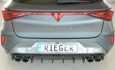 Rieger Heckeinsatz (für Fzg. ohne AHK) für Cupra Leon (KL) Glossy schwarz glänzend Y 00088413