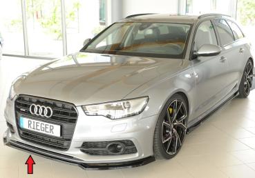 Rieger Spoilerschwert für Audi A6 S6 (4G/C7) Glossy schwarz glänzend Y 00088452