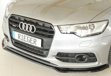 Rieger Spoilerschwert für Audi A6 S6 (4G/C7) Glossy schwarz glänzend Y 00088452