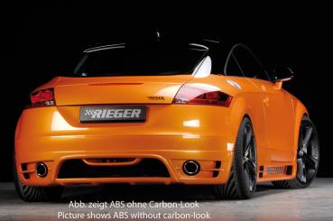 Rieger Heckansatz für Audi TT (8J) Carbon Look glänzend K 00099047