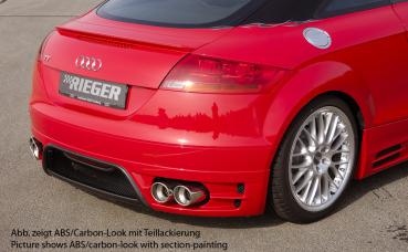 Rieger Heckansatz für Audi TT (8J) Carbon Look glänzend K 00099050