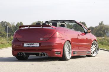 Rieger Heckansatz für Peugeot 307 Carbon Look glänzend Y 00099401