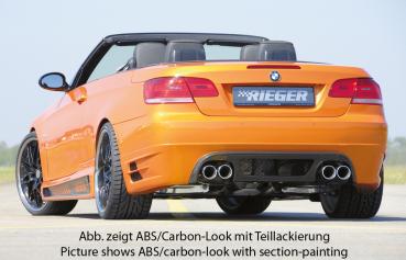 Rieger Heckansatz für BMW 3er E92/E93 Carbon Look glänzend K 00099568