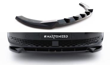 Maxton Design Front Ansatz V.2 für VW Multivan Long T7 schwarz Hochglanz