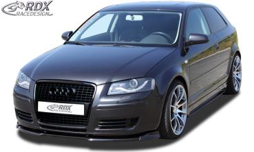 RDX Frontspoilerlippe VARIO-X für AUDI A3 8P 2005-2008 (3türig + Sportback) Frontlippe Front Ansatz Vorne Spoilerlippe