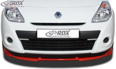 RDX Frontspoilerlippe VARIO-X für RENAULT Clio 3 Phase 2 (nicht RS) Frontlippe Front Ansatz Vorne Spoilerlippe