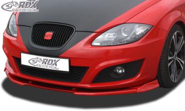 RDX Frontspoilerlippe VARIO-X für SEAT Leon 1P Facelift 2009+ (nicht FR, Cupra) Frontlippe Front Ansatz Vorne Spoilerlippe