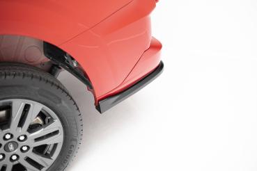 Maxton Design Mittlerer Cup Diffusor DTM Look Heck Ansatz für Ford Transit Custom / Tourneo Custom Mk2 schwarz Hochglanz