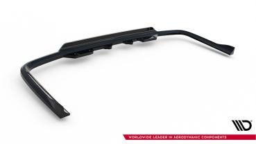 Maxton Design Mittlerer Cup Diffusor DTM Look Heck Ansatz für Ford Transit Custom / Tourneo Custom Mk2 schwarz Hochglanz