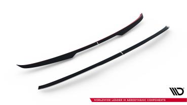 Maxton Design Spoiler CAP für Ford Transit Custom Mk2 schwarz Hochglanz