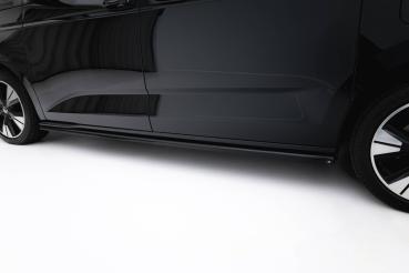 Maxton Design Seitenschweller Ansatz für VW Multivan Long T7 schwarz Hochglanz