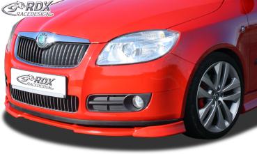 RDX Frontspoilerlippe VARIO-X für SKODA Fabia 2 Typ 5J -2010 (auch für Roomster) Frontlippe Front Ansatz Vorne Spoilerlippe
