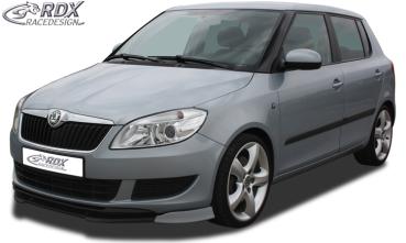 RDX Frontspoilerlippe VARIO-X für SKODA Fabia 2 Typ 5J 2010+ (auch für Roomster & Praktik) Frontlippe Front Ansatz Vorne Spoilerlippe