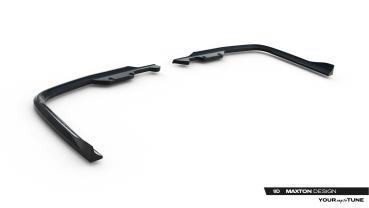 Maxton Design Heck Ansatz Flaps Diffusor für Ford Transit Custom / Tourneo Custom Mk2 schwarz Hochglanz