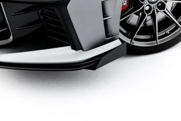 Maxton Design Front Stoßstange Flaps für Flaps Toyota GR Yaris Mk4 Facelift schwarz Hochglanz