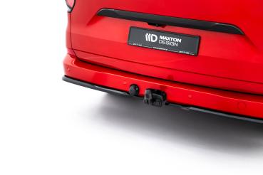 Maxton Design Heck Ansatz Flaps Diffusor für Ford Transit Custom / Tourneo Custom Mk2 schwarz Hochglanz