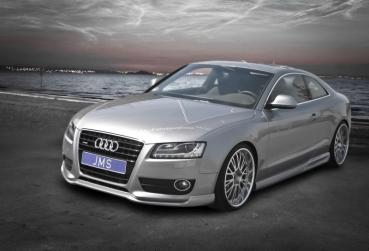 JMS Frontlippe Racelook Exclusiv Line für Audi A5 B8 (Bj. 07–11, ohne S-Line, Coupé/Cabrio/Sportback) – GFK, inkl. Teilegutachten