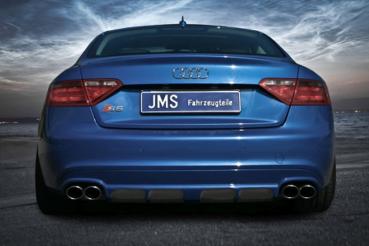 JMS Heckdiffusor Racelook Exclusiv Line für Audi A5/S5 B8 (Bj. 07–11, S-Line Modelle inkl. S5, Coupé/Cabrio) – GFK, eintragungsfrei