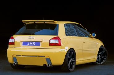 JMS Heckstoßstange Racelook für Audi A3 8L (Bj. 1996–2003, ohne S3) – GFK, inkl. Teilegutachten