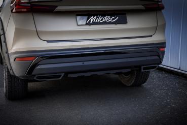 Milotec - Auspuff-Dummies schwarz für Skoda Kodiaq PS ohne RS und Sportline