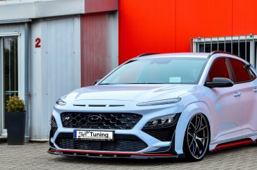 Ingo Noak Tuning CUP Frontspoilerlippe mit Wing für Hyundai Kona N + N-Line ab Bj. 2020 – ABS (Lackierung erforderlich), inkl. ABE