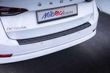Milotec - Ladekantenschutz ABS schwarz hochglanz für Skoda Octavia PV Combi ab Facelift