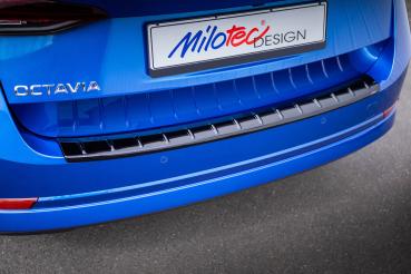 Milotec - Ladekantenschutz ABS schwarz hochglanz für Skoda Octavia PV Combi ab Facelift