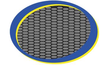 RDX Kunststoffgitter schwarz 150 x 30 cm Racegitter Gitter