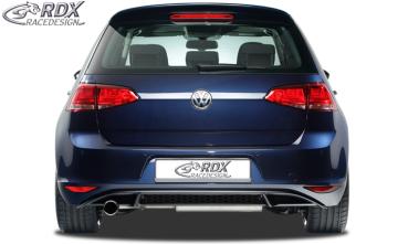 RDX Heckansatz für VW Golf 7 "GTI-Look" Heckeinsatz Heckblende Diffusor