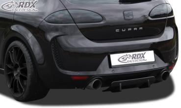 RDX Heckdiffusor U-Diff für SEAT Leon 1P (vor und nach Facelift auch FR & Cupra & Aero-Kit) Diffusor Heck Ansatz
