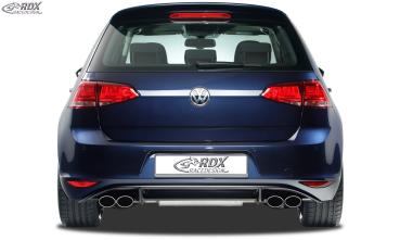 RDX Heckansatz für VW Golf 7 "R-Look" Heckeinsatz Heckblende Diffusor