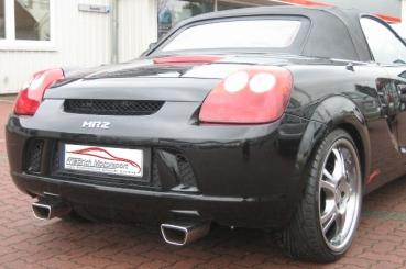 Friedrich Motorsport Duplex-Anlage für Toyota MR2 W3 2000- – Aluminierter stahl, mit EG-Betriebserlaubnis