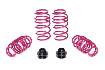 Vogtland Gewindefedernsatz 930007 für Audi A3 8Y, Seat Leon 5F/ KL, VW Golf VII/VIII – höhenverstellbar