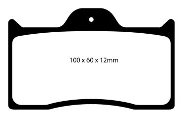 EBC Yellowstuff Bremsbeläge – Vorne für Wilwood Bremssättel Dynalite – DP4038R