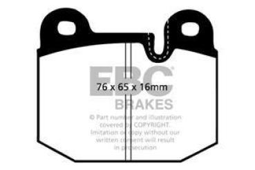 EBC Blackstuff Ultimax Bremsbeläge – Vorne für BMW 3 E30 – DP341