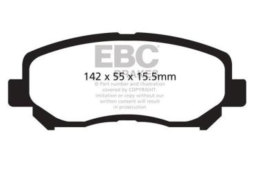 EBC Blackstuff Ultimax Bremsbeläge – Vorne für Mazda CX-5 KE, GH, Mazda CX-5 KF – DPX2134