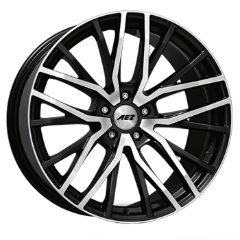 AEZ Alufelge Panama dark gunmetal/polished 9.5x20 ET45 5x114.3 Nabe 64.1mm KBA 52109