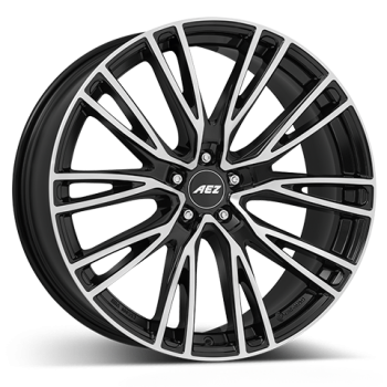 AEZ Alufelge Seattle dark black/polished 10.0x22 ET35 120.0 Nabe 64.1mm 2592.0