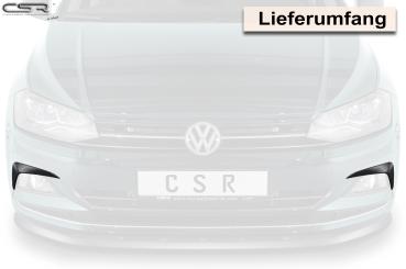 CSR Air Intake Blenden | Airintakes mit ABE für VW Polo 6 2G (Typ AW) AI030-L schwarz matt (Lackierung erforderlich)