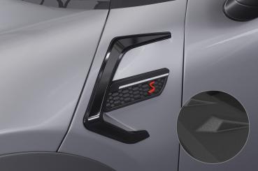 CSR Air Intake Blenden | Airintakes mit ABE für Mini F55, F56, F27 AI032-S schwarz matt strukturiert (keine Lackierung erforderlich)