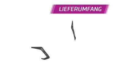 CSR Air Intake Blenden | Airintakes mit ABE für Mini F55, F56, F27 AI032-L schwarz matt (Lackierung erforderlich)