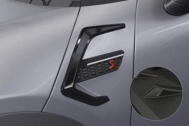 CSR Air Intake Blenden | Airintakes mit ABE für Mini F55, F56, F27 AI032-M Carbon Look matt strukturiert (keine Lackierung erforderlich)