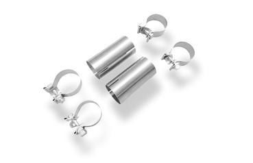 Fox Adapter für Audi V8 Typ D11 – 4,2 l – Anschluss an originale Katalysatoren 60,5 mm / 60,5 mm – Edelstahl